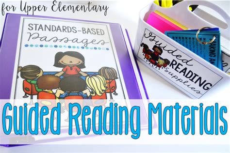 Guided Reading Materials And Supplies For Upper Elementary
