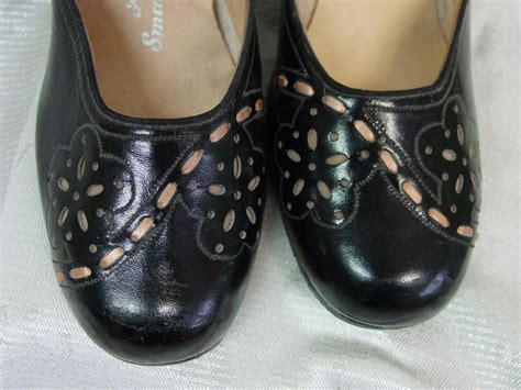 Darling Vintage Dressy Shoes Cutouts Nice Trim And Buckles Etsy
