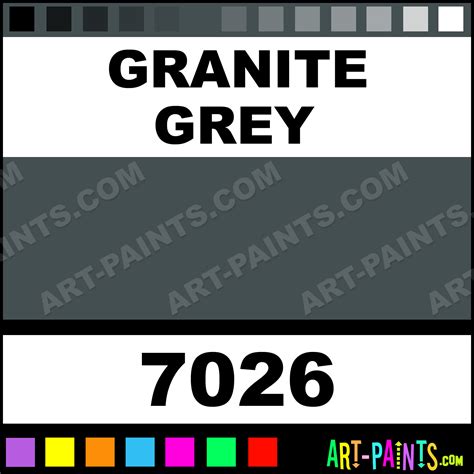 In a room with bright white led lighting or lots of natural light, it will look a bit more gray. Granite Grey Glossy Acrylic Airbrush Spray Paints - 7026 - Granite Grey Paint, Granite Grey ...