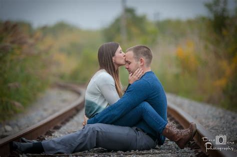 Train Tracks Engagement Train Tracks Engagement Photos Couple Photos