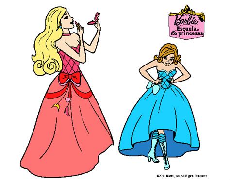 Dibujo De Barbie En Clase De Protocolo Pintado Por En Dibujos Net El
