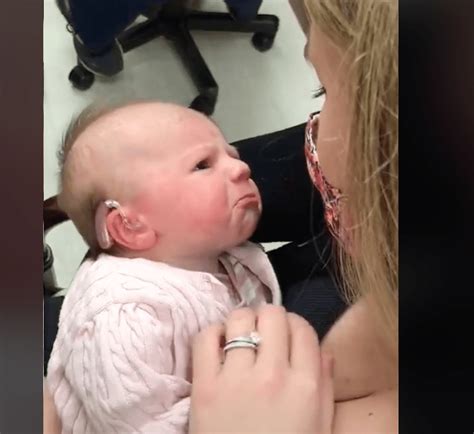 Deaf Baby Hears Mother S Voice For The First Time
