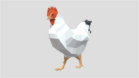 Low Poly Chicken Download Free 3d Model By Tiberiu Uncu Pangolinbc
