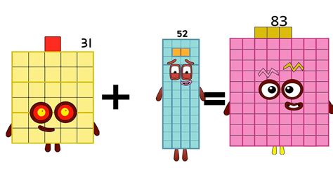 Mathematics Double Digit Addition For Kidsnumberblocks Addition Fun