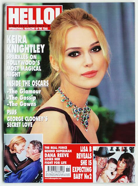 Hello Magazine Issue 910 Keira Knightley The Oscars
