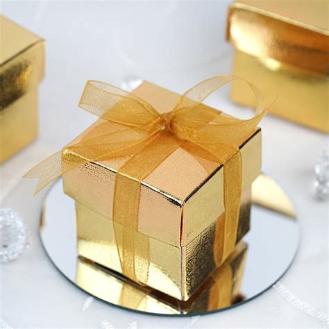 Efavormart 100 Boxes 2 Pcs Favor Boxes For Candy Treat T Wrap Box