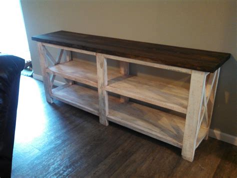 Ana White My Rustic X Console Thanks Ana Diy Projects