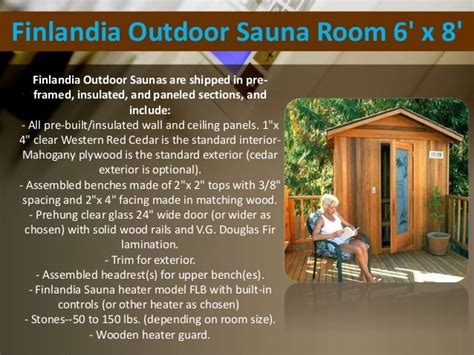 Finlandia Outdoor Saunas From The Sauna Place