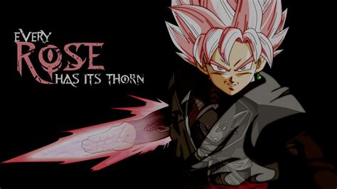Every Rose Has Its Thorn Goku Black Wallpaper By