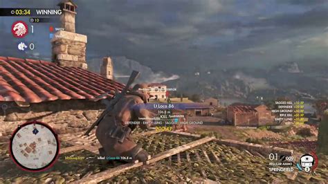 Sniper Elite 4 Multiplayer Gameplay Defending The Flag From All