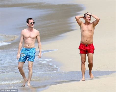 Neil Patrick Harris And Husband David Burtka Share Kiss At Beach In St