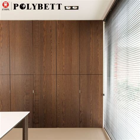High Gloss Solid Wood Color Phenolic High Pressure Compact Hpl Wall