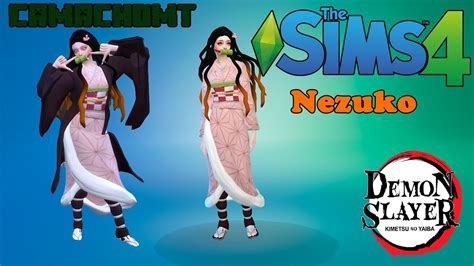 Sims 4 Nezuko Demon Slayer Kimetsu No Yaiba Descarga Cc Youtube