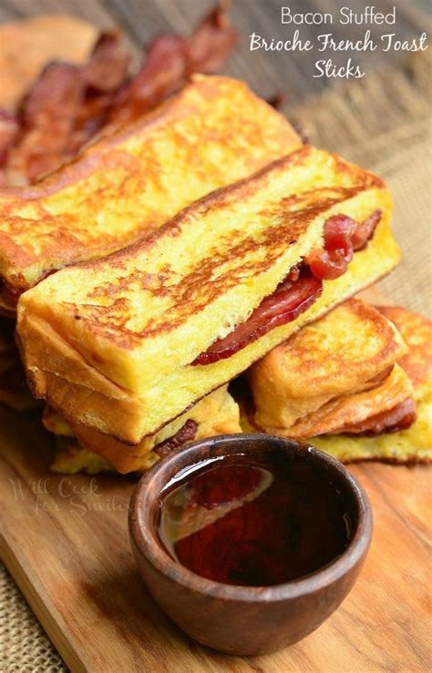 Bacon Stuffed Brioche French Toast Sticks Out Of This
