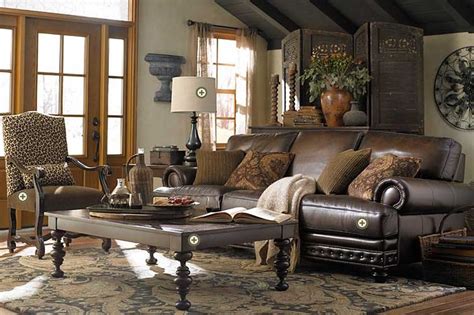 Adding an accent chair into your space is one of the most practical ways to bring a design together. Bassett furniture. Love the leather couch with the accent ...