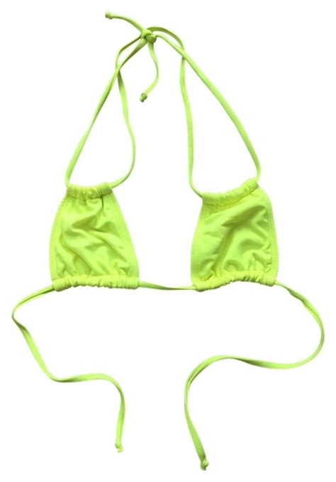 Neon Yellow Bikini Top Listed By Danielles Closet Neon Yellow Bikini