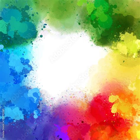 Colorful Rainbow Splash Stock Vector Adobe Stock