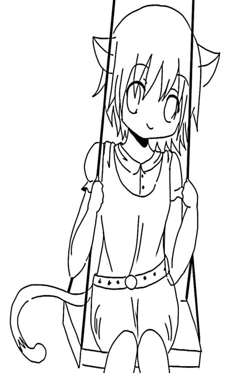 Pin De Sheshe E En Coloring Pages Colorear Anime Anime Kawaii