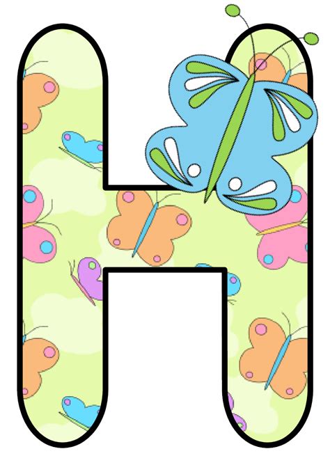 Download our free alphabet letter chart with 13 pages / alphabet letters per chart. Abecedario con Mariposas. Alphabet with Butterflies. - Oh ...