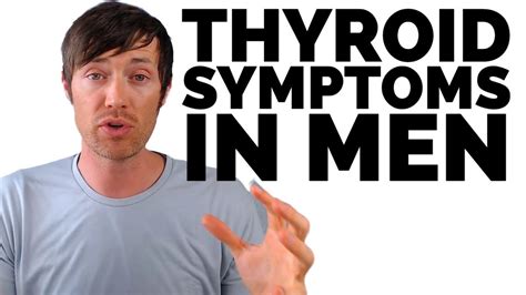 hypothyroid symptoms in men yes they are different youtube