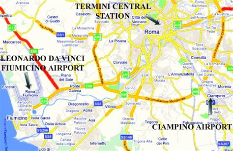Rome International Airport Aka Fiumicino Or Leonardo Da Vinci
