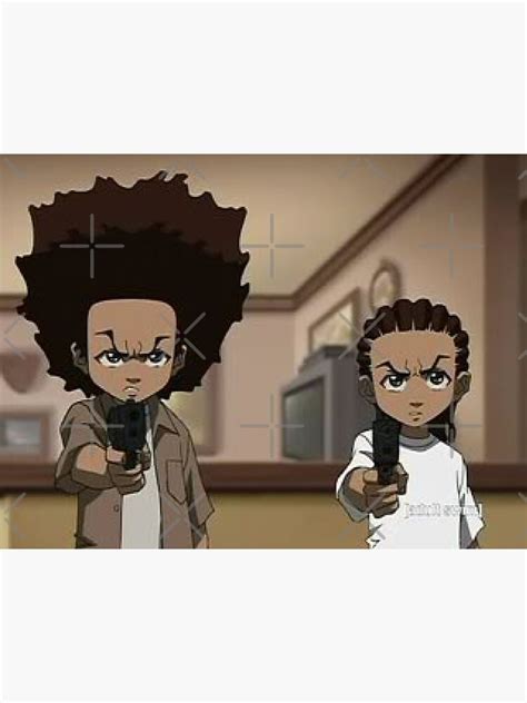 The Boondocks Huey And Riley Sticker For Sale By Fosterjackson67