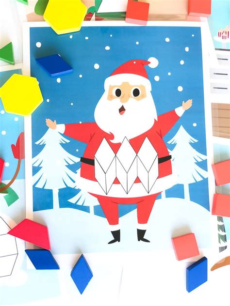 Tangram puzzles logic puzzles easter activities activities for kids tangram printable kindergarten math worksheets maths pattern blocks teaching kids. Printable Christmas Pattern Block Mats For Kids ...