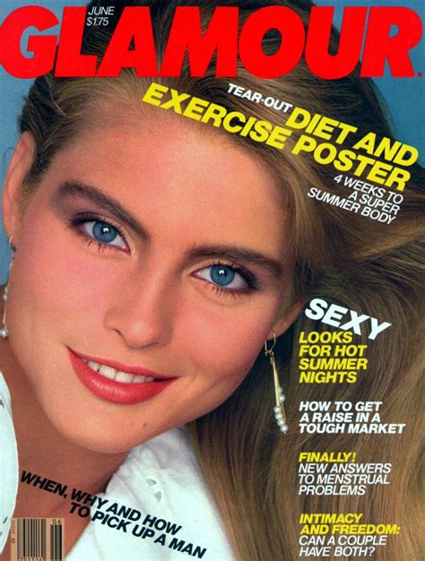 Kim Alexis covers Glamour Magazine (US) June 1982 | Kim alexis, Glamour magazine cover, Glamour ...