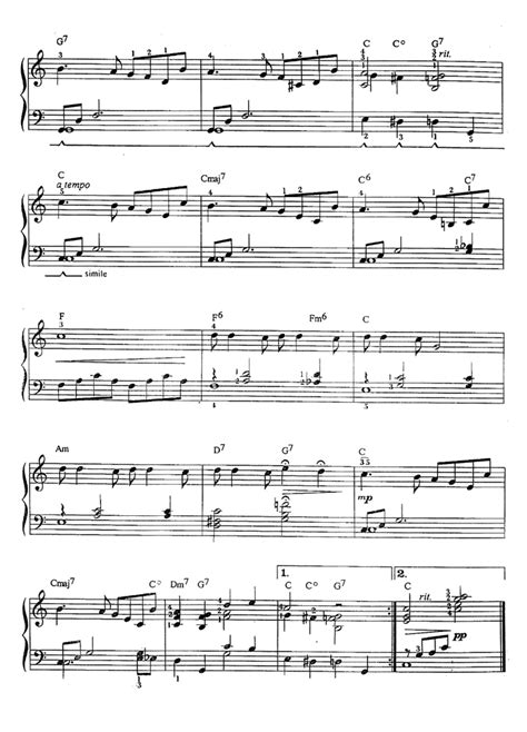 La Vie En Rose Sheet Music Louis Armstrong