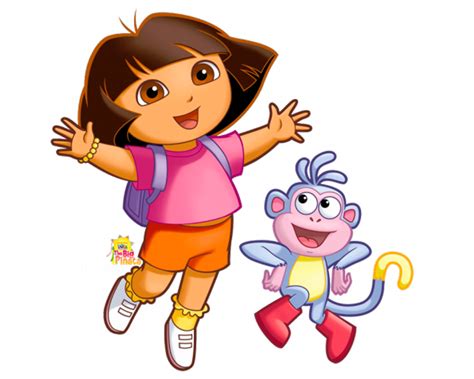 Cartoon Characters Dora The Explorer Png S Gambaran