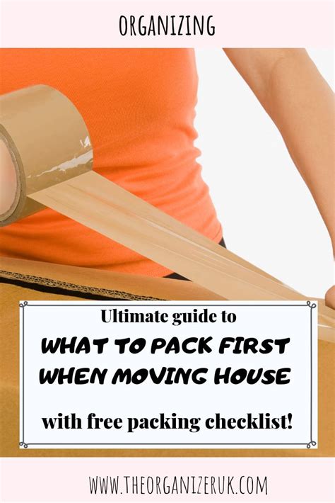 What To Pack First When Moving House The Ultimate Guide In 2023