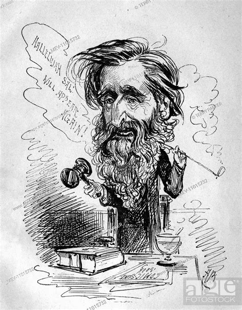 Caricature Of William Booth Founder Of The Salvation Army