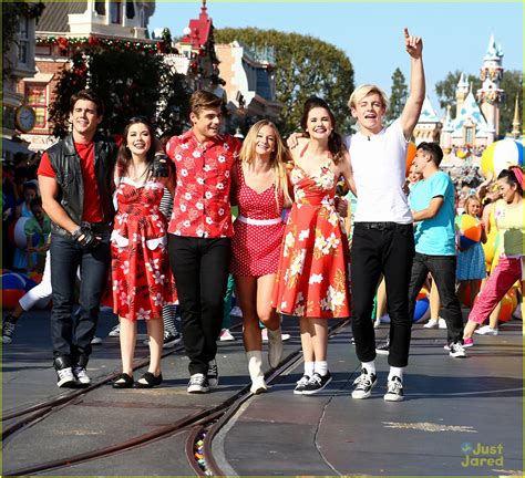 Ross Lynch Maia Mitchell Teen Beach Movie Performance At Disney Christmas Parade Photo