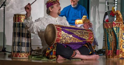 While Embracing Tradition Performers Give Balinese Gamelan A Bit Of