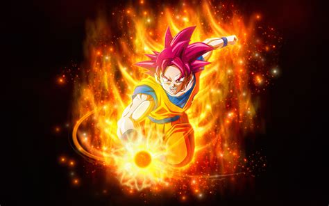 Super Saiyan God Goku Dragon Ball Hd 4k Wallpaper