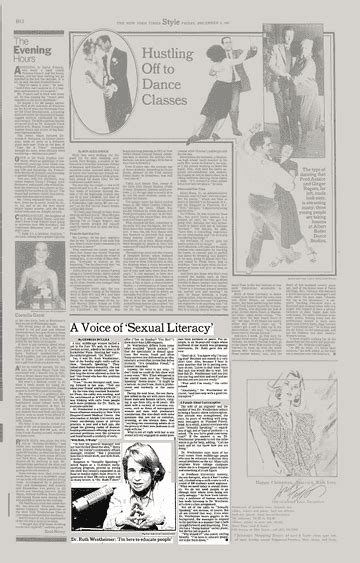 a voice of sexual literacy the new york times
