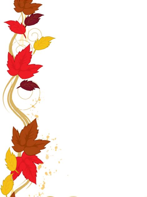 Fall Border Transparent Background