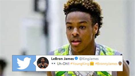 Lebron James 13 Year Old Son Threw Down His First Ever Dunk Like Hed