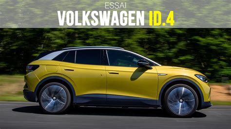 Essai Volkswagen Id4 2021 Lélectrique Vraiment Familiale Youtube