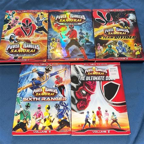 Power Ranger Media Power Rangers Samurai Dvds The Full Season Vol