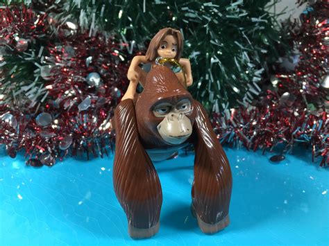 Upcycled Toy Disney Tarzan Kala Wind Up Toy Christmas Tree Etsy