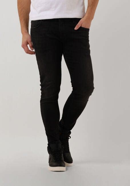 donkergrijze purewhite skinny jeans the dylan w0114 omoda