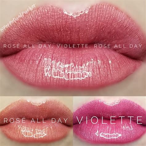 LipSense distributor 228660 perpetualpucker Rosé All Day and Violette