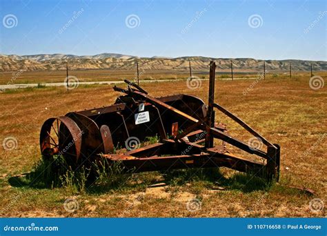 Rusty Old Farm Equipment In Field Stock Photo Image Of Farmland Care