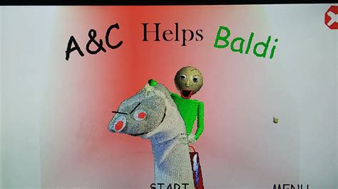 Baldis Basics Mod Arts And Crafters Helps Baldi Youtube