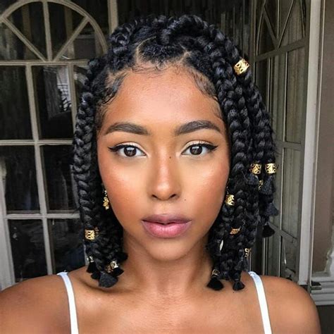 10 Outrageous Natural Hairstyles For Ear Length Hair Braids