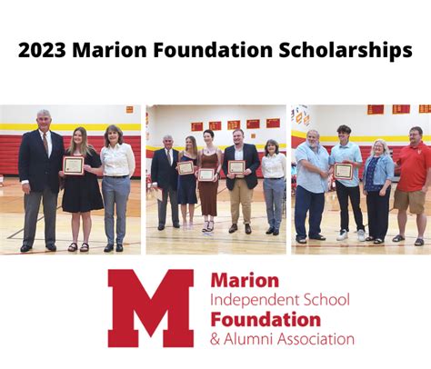2023 Scholarships Marion Foundation