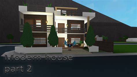 Bloxburg garden update design ideas & hacks speedbuild 2019. Bloxburg Houses 2 Story Modern Cheap - modern houses