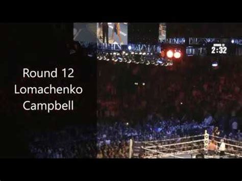Lomachenko Vs Campbell 12th Round YouTube