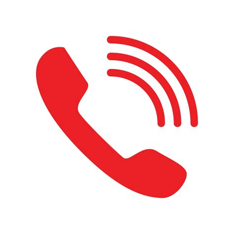 Cell Phone Icon Isolated Phone Icon Symbol Call Icon Vector